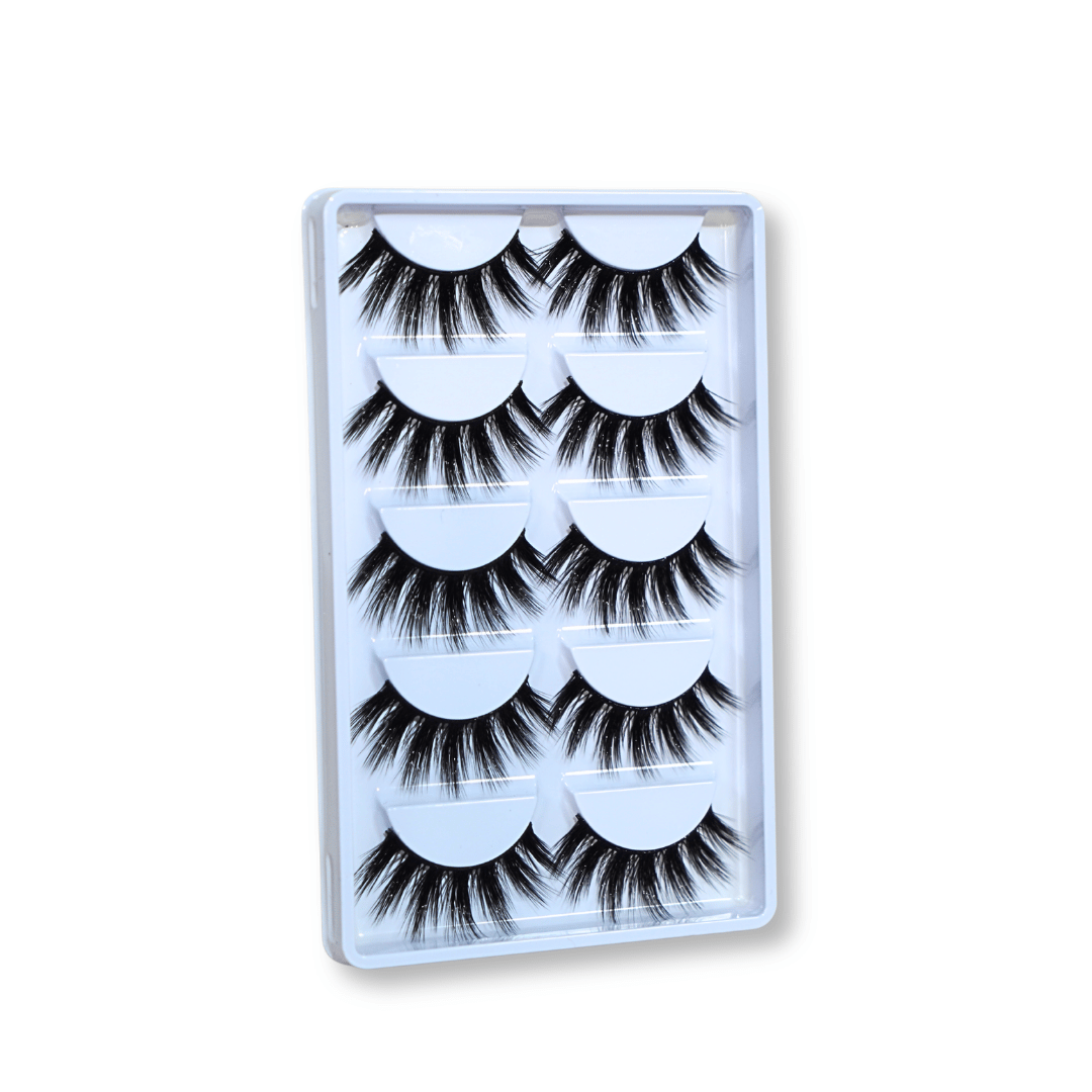 NOVA - 5 Pair Reusable Strip Lashes
