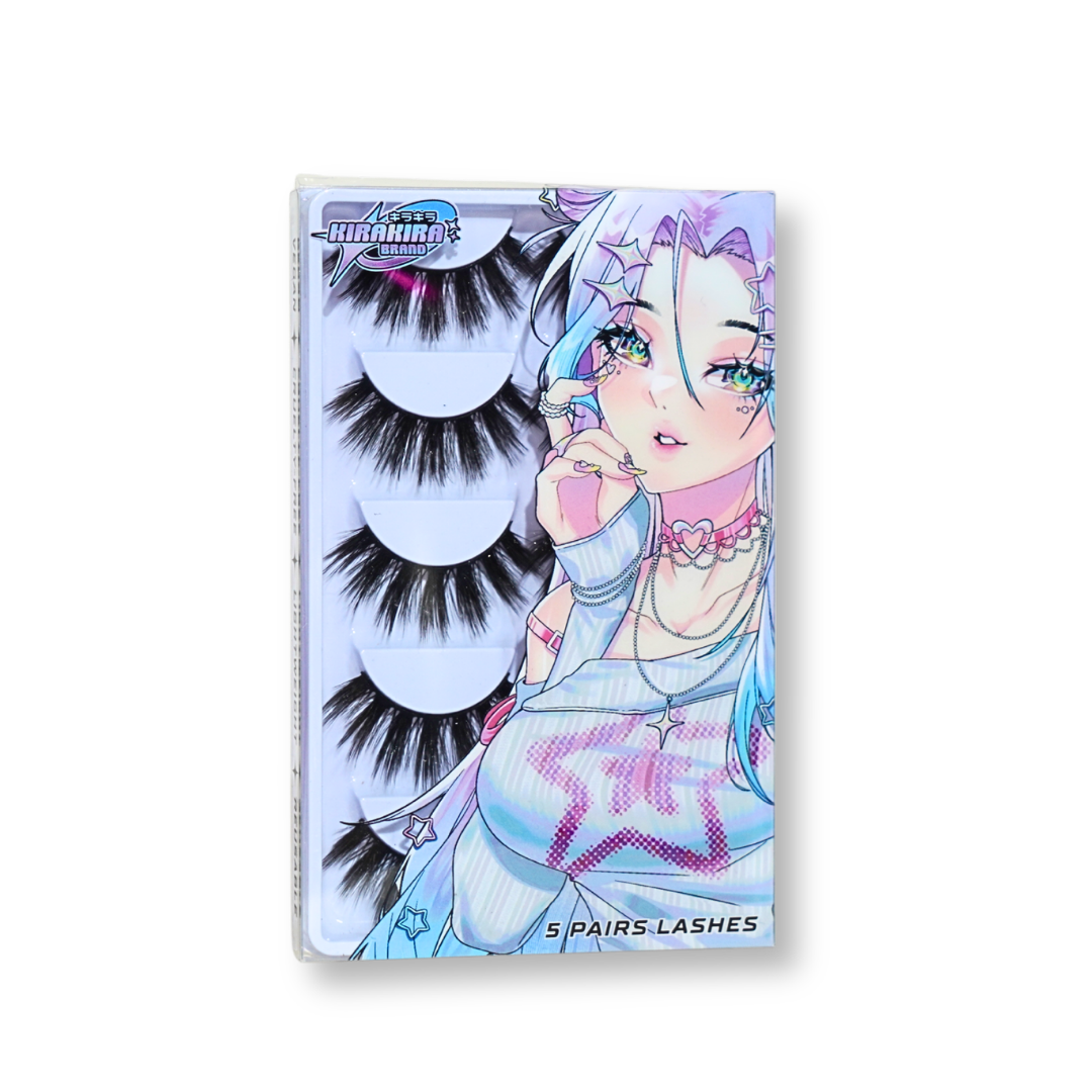 NOVA - 5 Pair Reusable Strip Lashes