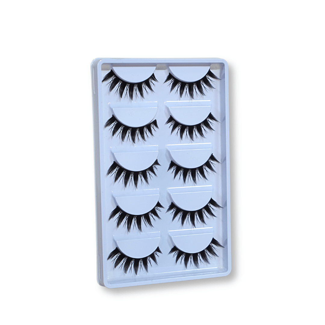 IRIS - 5 Pair Reusable Strip Lashes